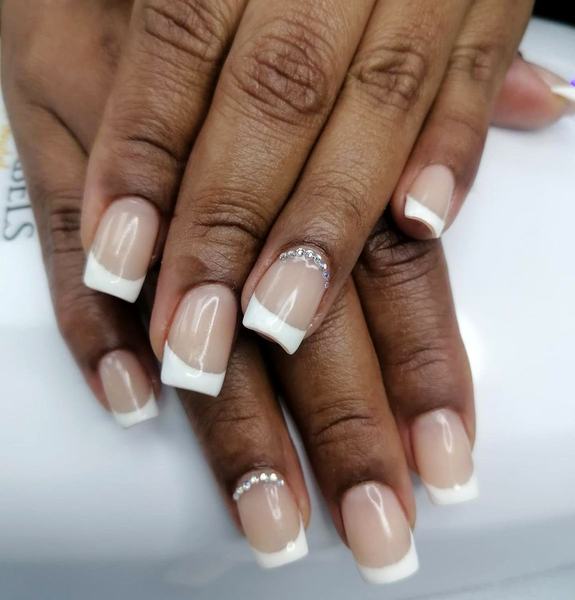 Acrylic & Aura Gel nail extensions at Bright Smiles Beauty, Bridgwater